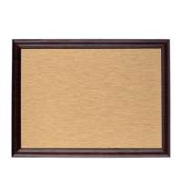 Плакетка Plaque, малая, вишня с золотистым шильдом