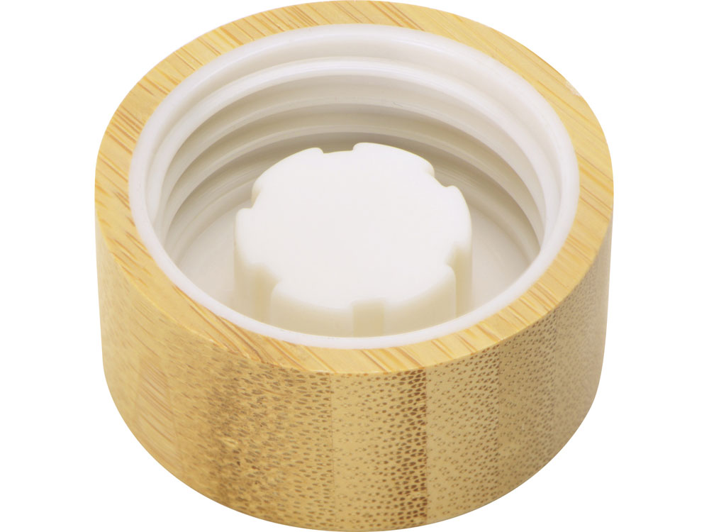 Стеклянная бутылка с бамбуковой крышкой &laquo;Foggy&raquo;, 600 мл