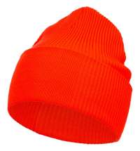 Шапка Real Rib, красно-оранжевая