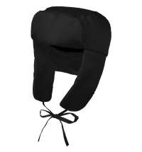 Шапка-ушанка Shelter, черная