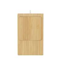 Беспроводное зарядное устройство из бамбука «Jetty», 10 Вт