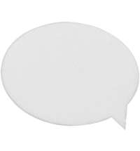 Наклейка тканевая Lunga Bubble, M, белая