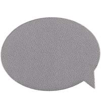 Наклейка тканевая Lunga Bubble, M, серая