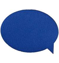 Наклейка тканевая Lunga Bubble, M, красная