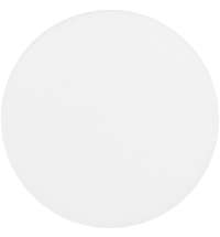 Наклейка тканевая Lunga Round, M, белая