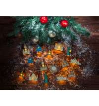 Ёлочная гирлянда &laquo;Достопримечательности мира&raquo;