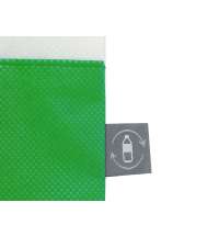 Сумка-шоппер двухцветная Reviver из нетканого переработанного материала RPET