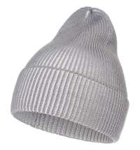 Шапка Nobilis, белая с серым