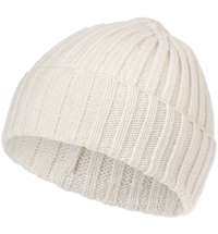 Шапка Uni, молочно-белая