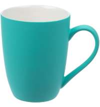 Кружка Good Morning с покрытием софт-тач, бирюзовая