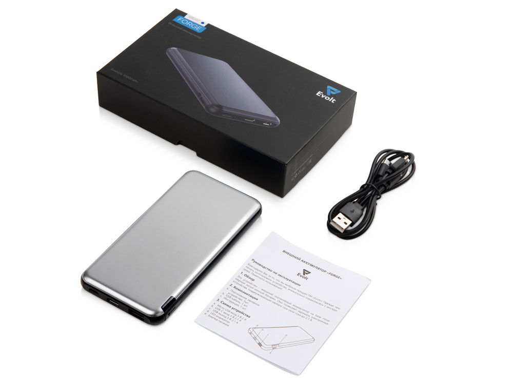 Внешний аккумулятор &laquo;Forge&raquo;, 10000 mAh