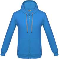 Толстовка с капюшоном на молнии Unit Siverga Heavy, бирюзовая