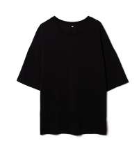 Футболка унисекс оверсайз Crosstown, черная