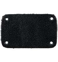 Лейбл кожаный Beta, S, черный