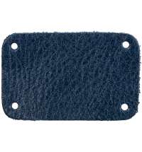 Лейбл кожаный Beta, S, синий