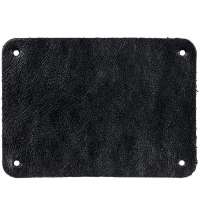 Лейбл кожаный Beta, XL, черный