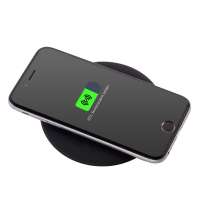 Беспроводное зарядное устройство с подсветкой логотипа «Moon spot», 10 Вт