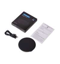 Беспроводное зарядное устройство с подсветкой логотипа «Moon spot», 10 Вт