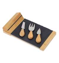 Набор для сыра из бамбука и сланца «Taleggio»