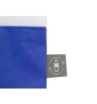 Сумка-шоппер двухцветная Reviver из нетканого переработанного материала RPET