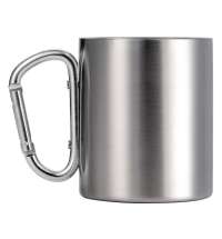 Кружка из стали с ручкой-карабином «Elbrus»