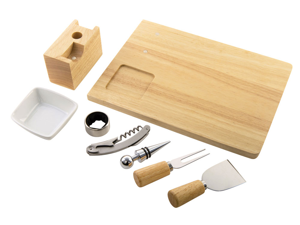 Набор для сыра и вина со съемной подставкой &laquo;Save time&raquo;