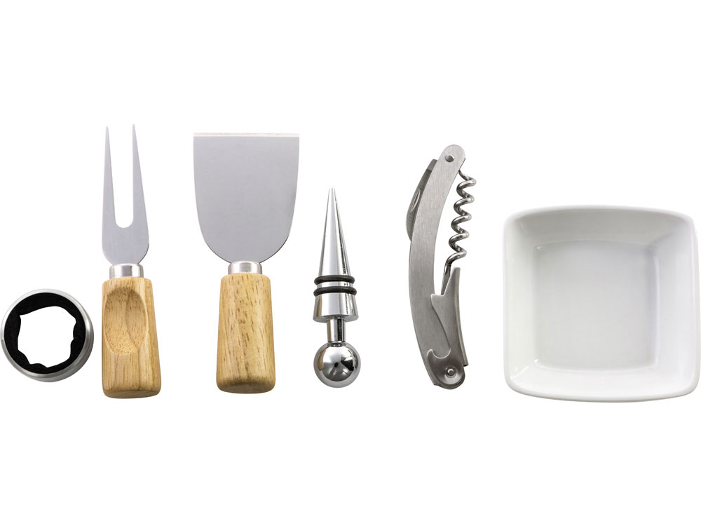 Набор для сыра и вина со съемной подставкой &laquo;Save time&raquo;