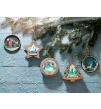 Новогодняя подвеска с подсветкой «Звезда»