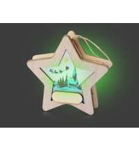 Новогодняя подвеска с подсветкой «Звезда»