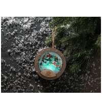 Новогодняя подвеска с подсветкой «Шар»