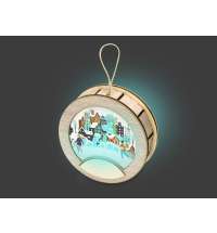 Новогодняя подвеска с подсветкой «Шар»