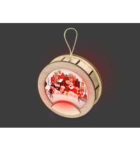 Новогодняя подвеска с подсветкой «Шар»