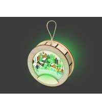 Новогодняя подвеска с подсветкой «Шар»