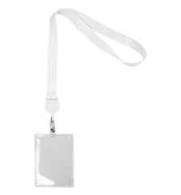 Лента для бейджа с ретрактором Retract ver.2, белая