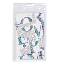 Карман для бейджа Lucent, вертикальный