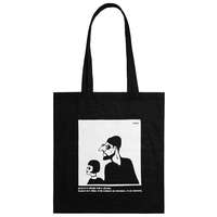 Холщовая сумка &laquo;Леон&raquo;, черная