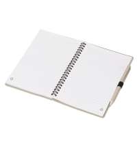 Блокнот А5 «Toledo M» с обложкой из пшеницы и пластика и шариковой ручкой