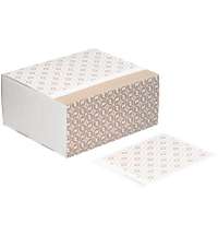 Набор для упаковки подарка Adorno, белый с бежевым