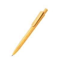 Ручка из биоразлагаемой пшеничной соломы Melanie, оранжевая