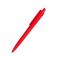 Ручка пластиковая Agata софт-тач, красная