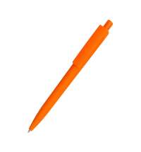 Ручка пластиковая Agata софт-тач, оранжевая