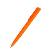 Ручка пластиковая Lavy софт-тач, оранжевая