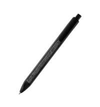 Ручка пластиковая с текстильной вставкой Kan, черная