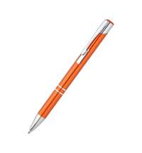 Ручка металлическая Holly, оранжевая