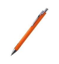 Ручка металлическая Elegant Soft софт-тач, оранжевая