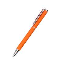 Ручка металлическая Titan софт-тач, оранжевая-S