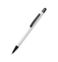 Ручка металлическая Story софт-тач, белый