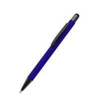 Ручка металлическая Story софт-тач, синий