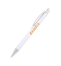 Ручка металлическая Bright, оранжевая