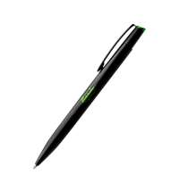 Ручка металлическая Grave, зеленая
